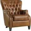 Hamrick Leather Club Chair with Nailhead Trim (In stock) 4 Hamrick Leather Club Chair with Nailhead Trim (In stock)