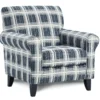 Stanza Navy Accent Chair - 512 (Performance fabric)