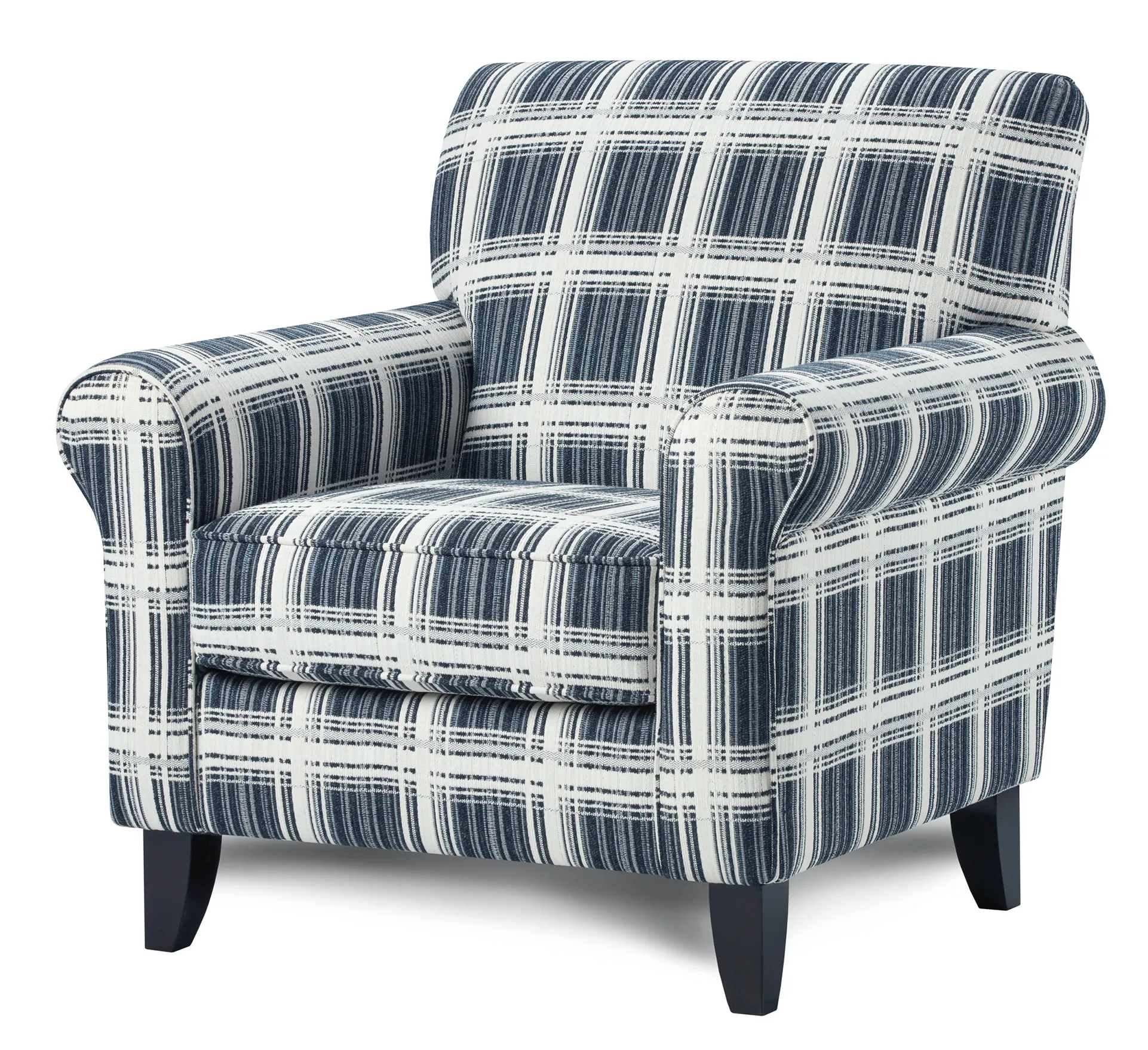 Stanza Navy Accent Chair - 512 (Performance fabric) 2 Stanza Navy Accent Chair - 512 (Performance fabric)