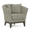 Bridgeport Chair w/ Two 16" Pillows (Same Fabric as Chair)