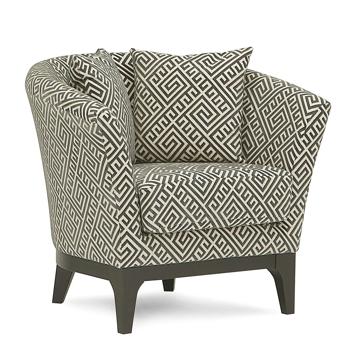 Bridgeport Chair w/ Two 16" Pillows (Same Fabric as Chair) 1 Bridgeport Chair w/ Two 16" Pillows (Same Fabric as Chair)