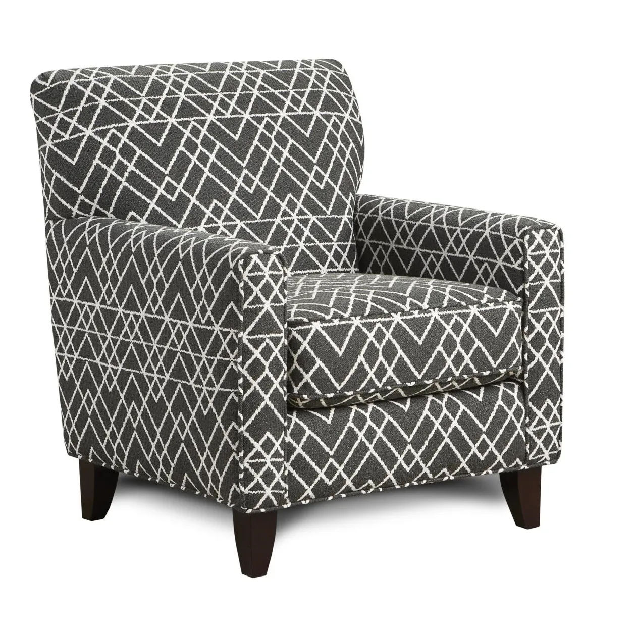 Hyphen Onyx Accent Chair - 702 (performance fabric) 12 Hyphen Onyx Accent Chair - 702 (performance fabric)
