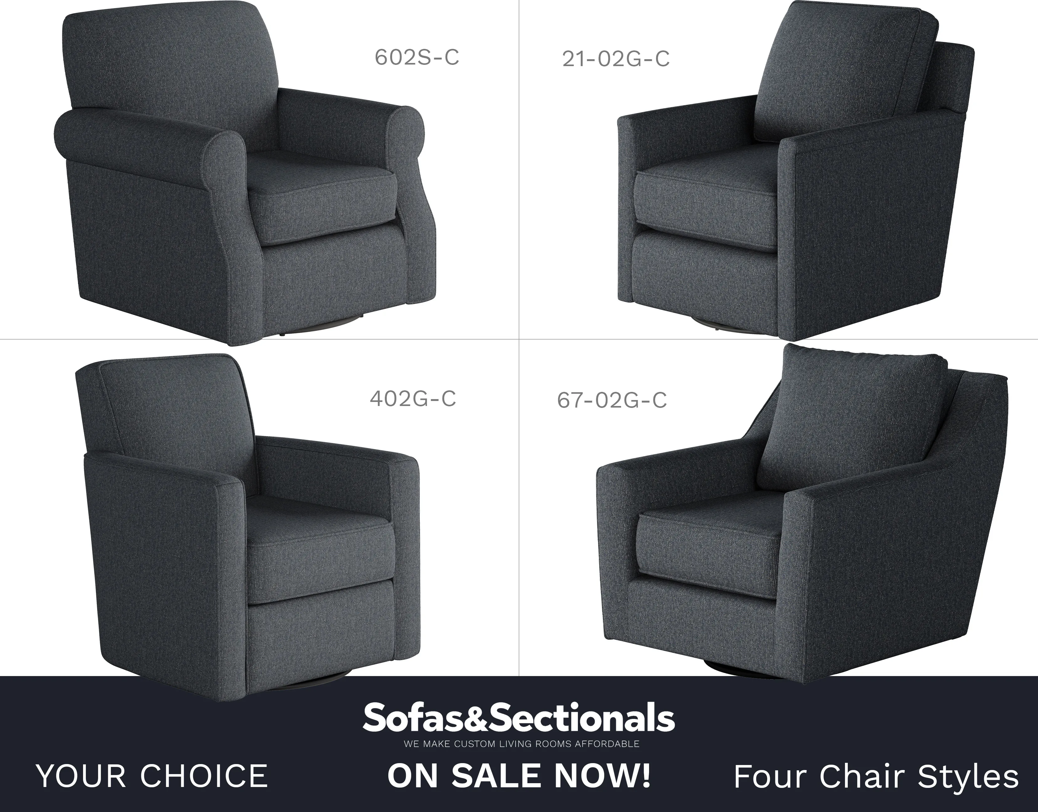 Truth or Dare Navy Swivel and Swivel Glider Chairs (four styles available) - Performance fabric 1 Truth or Dare Navy Swivel and Swivel Glider Chairs (four styles available) - Performance fabric