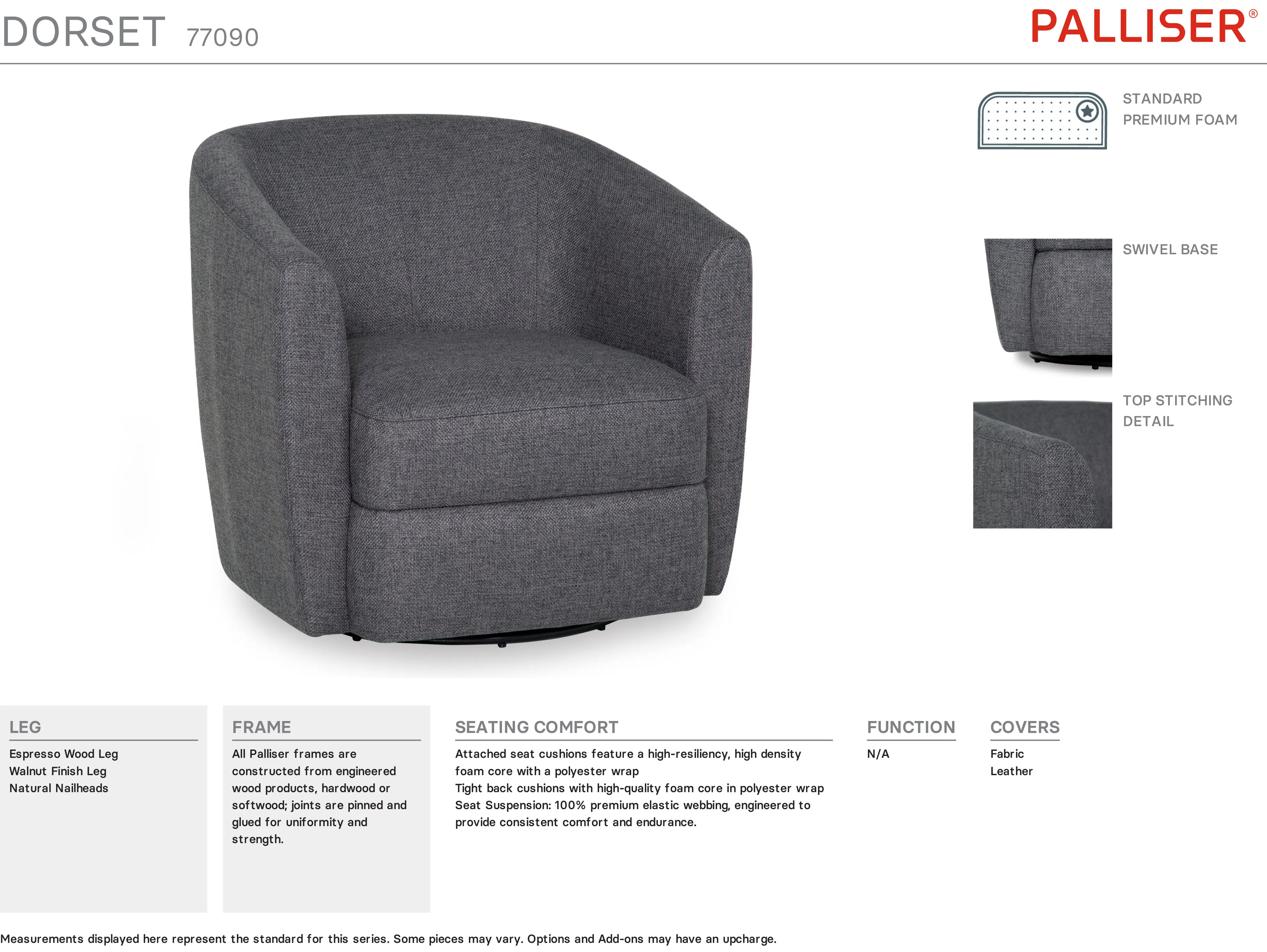 Dorset 77090 Chair (Swivel Available) +50 fabrics 19 Dorset 77090 Chair (Swivel Available) +50 fabrics