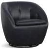 Wade 1855-40 Leather Swivel Chair (6 colors) In stock