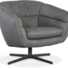 Mina Swivel Chair Dark Gray (In stock)