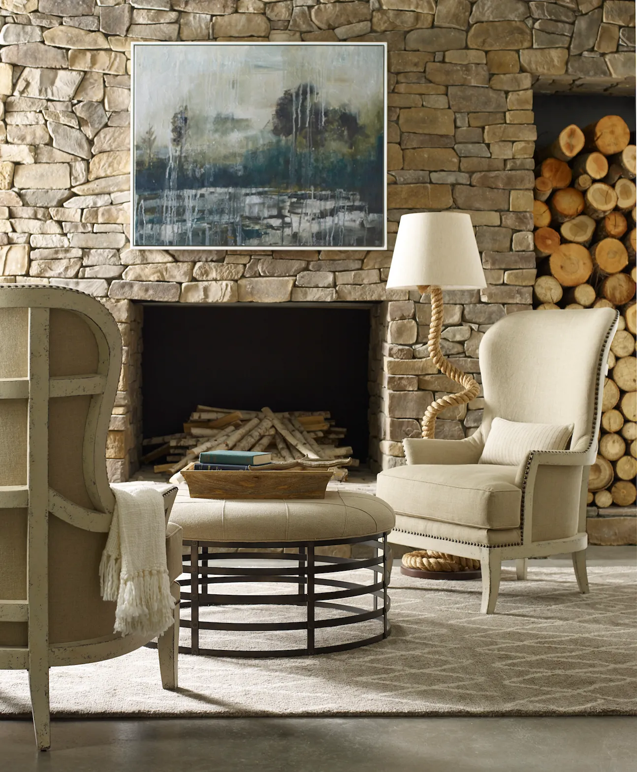 Logan Exposed WoodBack Accent in Arroyo (B) 3 Logan Exposed WoodBack Accent in Arroyo (B)