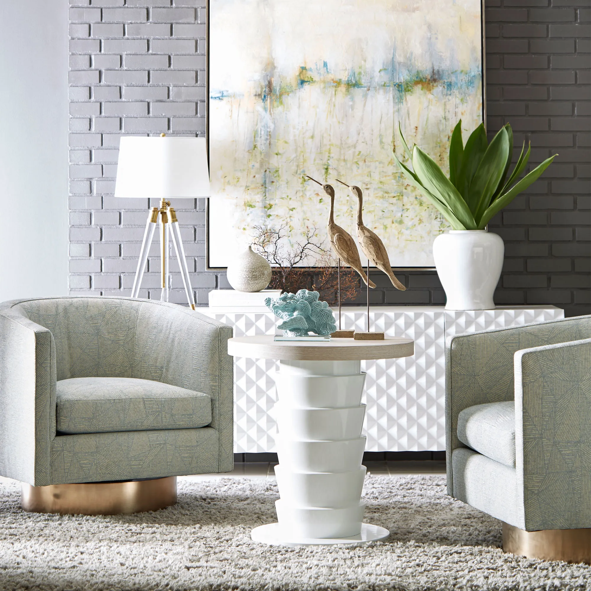 Epicenters 33127 Uph - Maya Swivel Chair 4 Epicenters 33127 Uph - Maya Swivel Chair