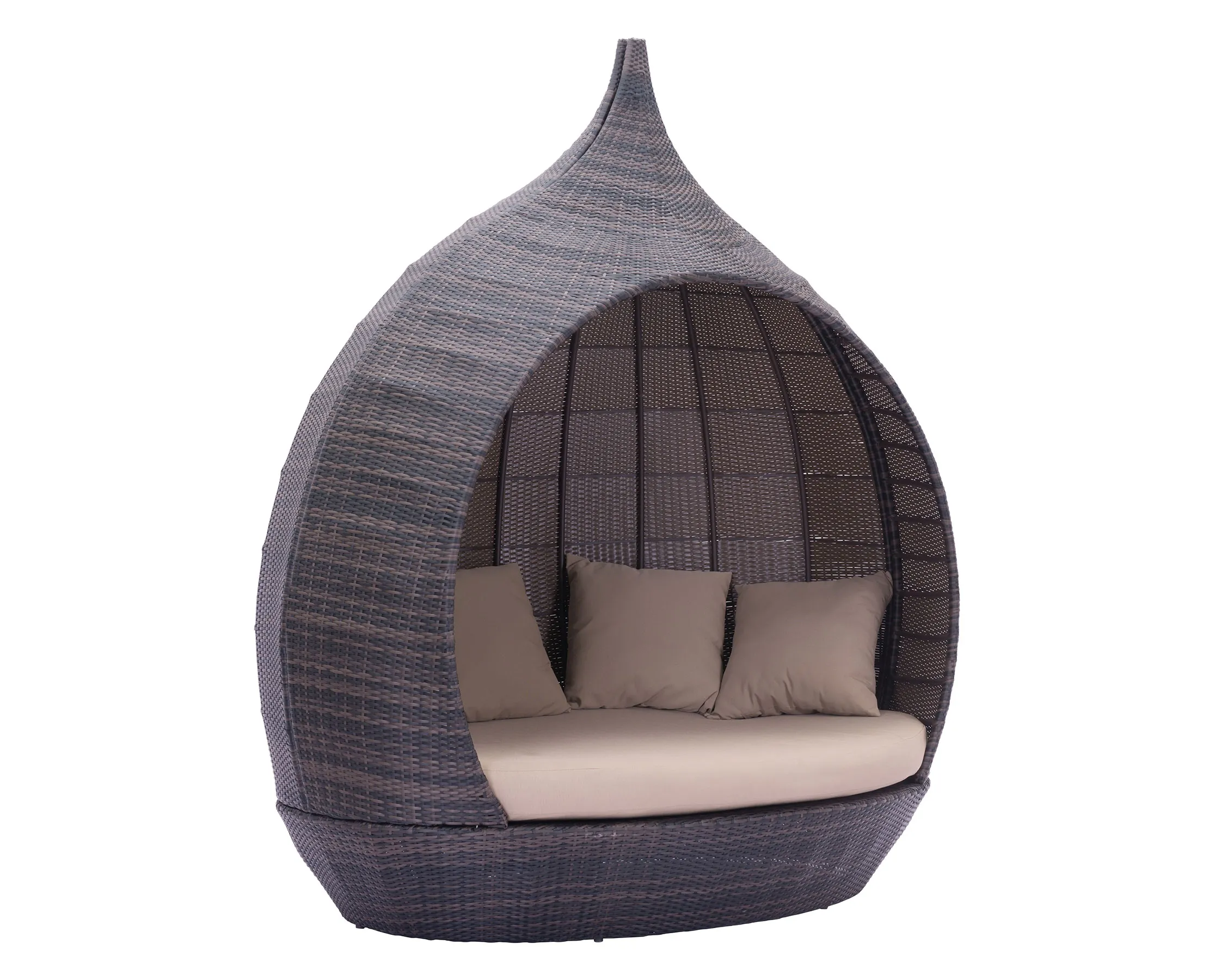 Martinique Beach Daybed Brn & Beige 2 Martinique Beach Daybed Brn & Beige