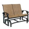Monterey Sling Outdoor Glider Loveseat (24 fabrics - 8 metal finishes) 10 Monterey Sling Outdoor Glider Loveseat (24 fabrics - 8 metal finishes)