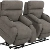 Regenerator Dual Lift Loveseat with CR3 Heat & Massage, Zero Gravity & Nanobionic Performance Fabric (2 colors)