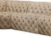 Savion Grandier Six Piece Leather Sectional with 3 Power Headrest Power Recliners