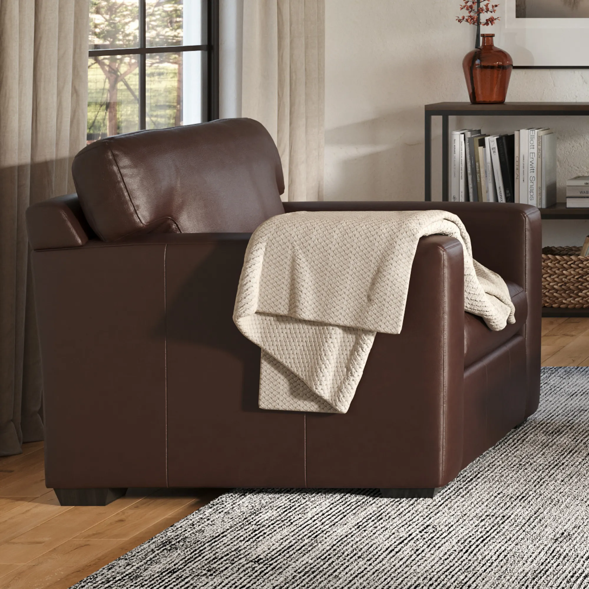 Madison Track Arm Leather Chair (In Stock) 6 Madison Track Arm Leather Chair (In Stock)
