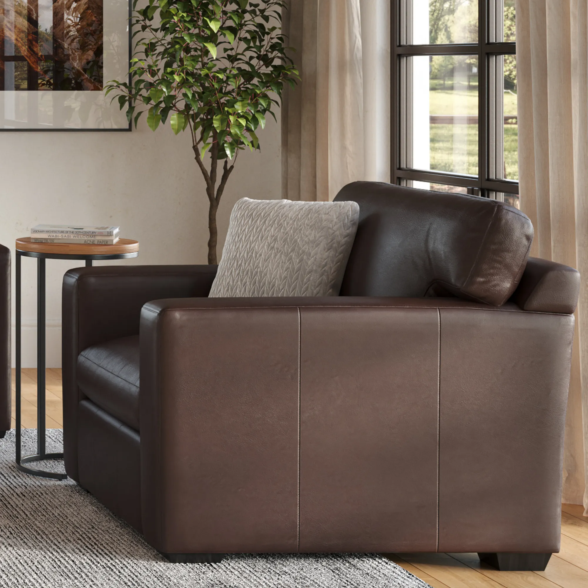 Madison Track Arm Leather Chair (In Stock) 7 Madison Track Arm Leather Chair (In Stock)