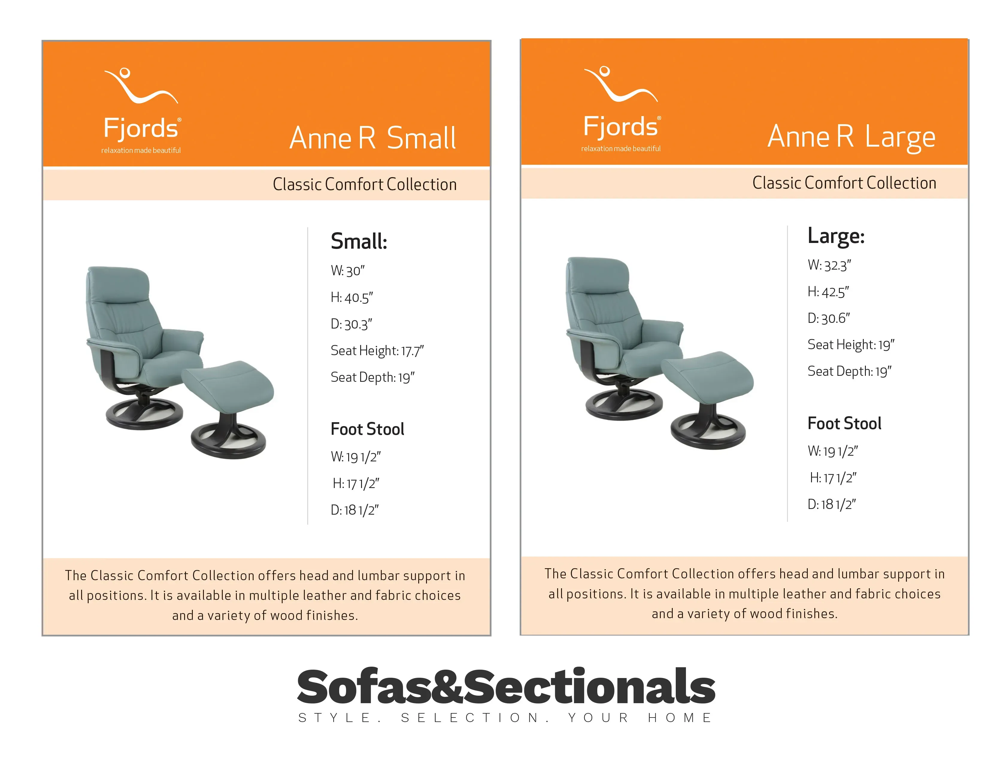 Annie R Swivel Recliner and Ottoman Ice - 2 Sizes (In stock - Fast shipping) 4 Annie R Swivel Recliner and Ottoman Ice - 2 Sizes (In stock - Fast shipping)