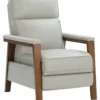 Ashland Push Thru The Arms Leather Recliner (Chromium) In stock 27 Ashland Push Thru The Arms Leather Recliner (Chromium) In stock