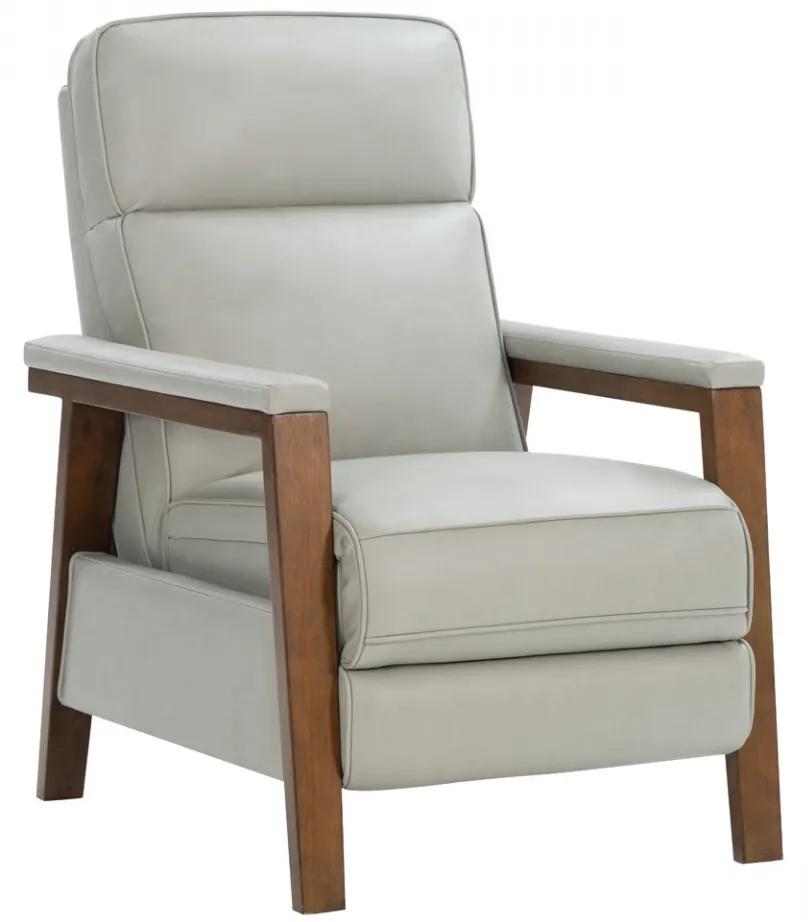 Ashland Push Thru The Arms Leather Recliner (Bluegray) In stock 5 Ashland Push Thru The Arms Leather Recliner (Bluegray) In stock