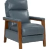 Ashland Push Thru The Arms Leather Recliner (Flint) In stock 26 Ashland Push Thru The Arms Leather Recliner (Flint) In stock