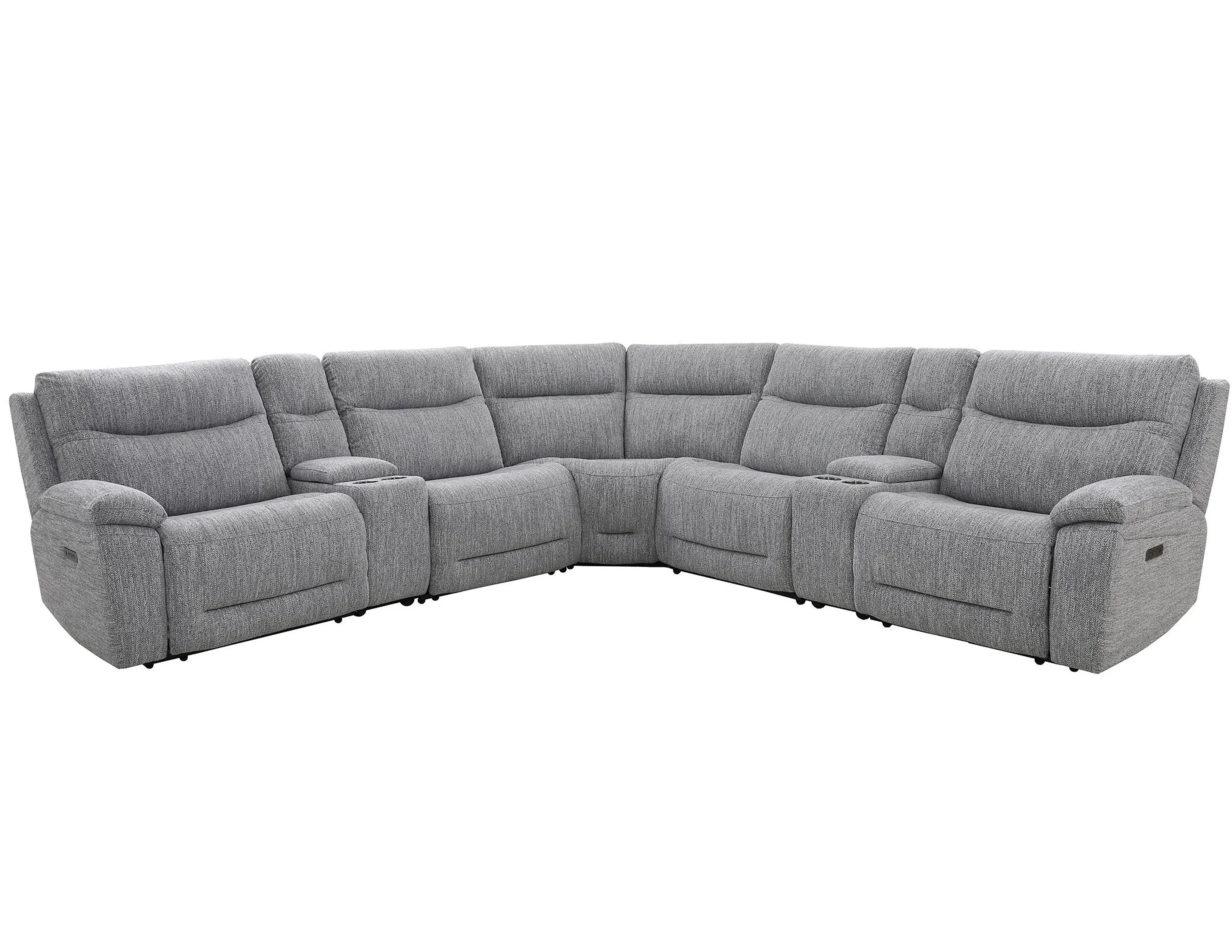 Apollo Zero Gravity Grey Power Reclining Power Headrest Sectional (in stock) 1 Apollo Zero Gravity Grey Power Reclining Power Headrest Sectional (in stock)