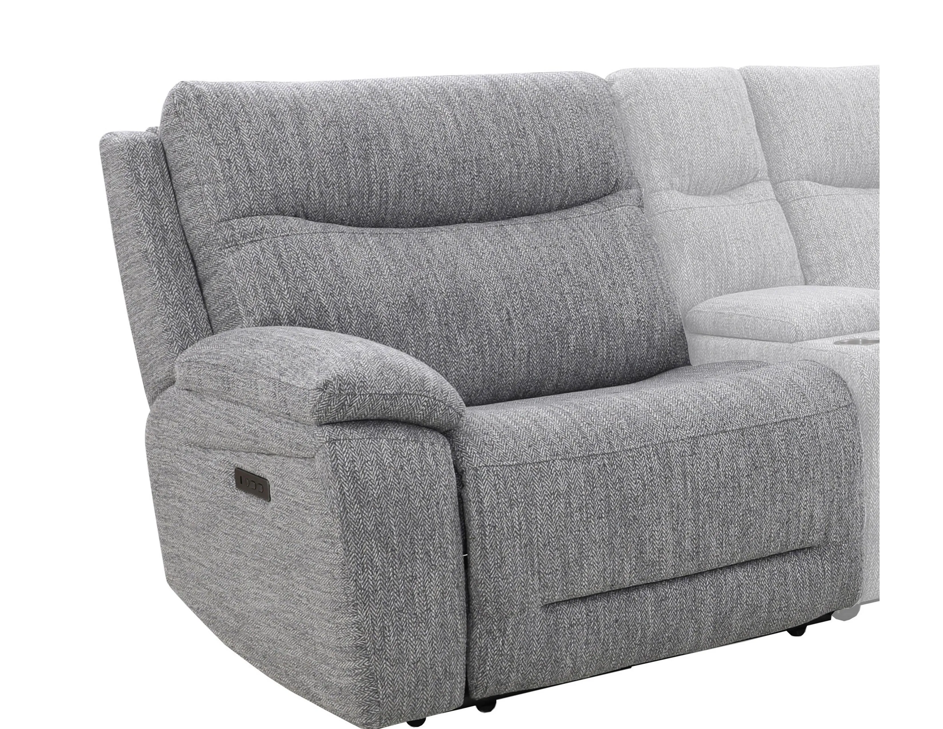 Apollo Zero Gravity Grey Power Reclining Power Headrest Sectional (in stock) 3 Apollo Zero Gravity Grey Power Reclining Power Headrest Sectional (in stock)