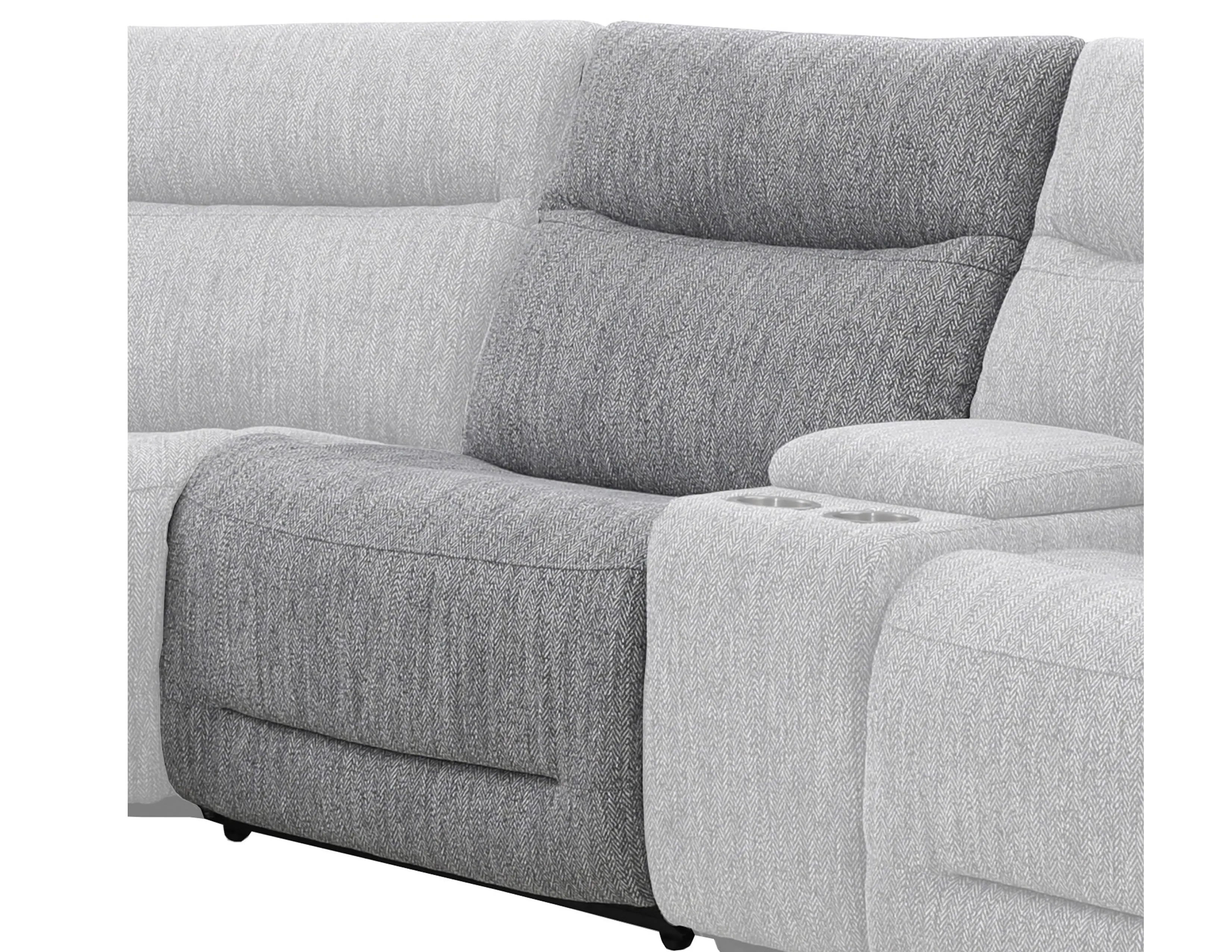 Apollo Zero Gravity Grey Power Reclining Power Headrest Sectional (in stock) 7 Apollo Zero Gravity Grey Power Reclining Power Headrest Sectional (in stock)