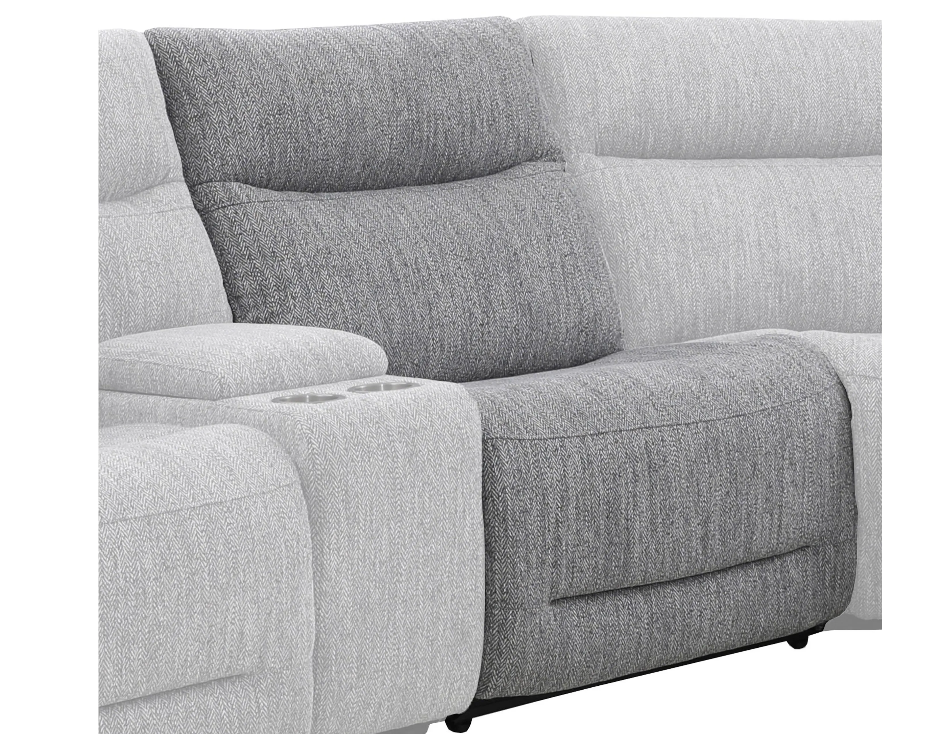 Apollo Zero Gravity Grey Power Reclining Power Headrest Sectional (in stock) 8 Apollo Zero Gravity Grey Power Reclining Power Headrest Sectional (in stock)