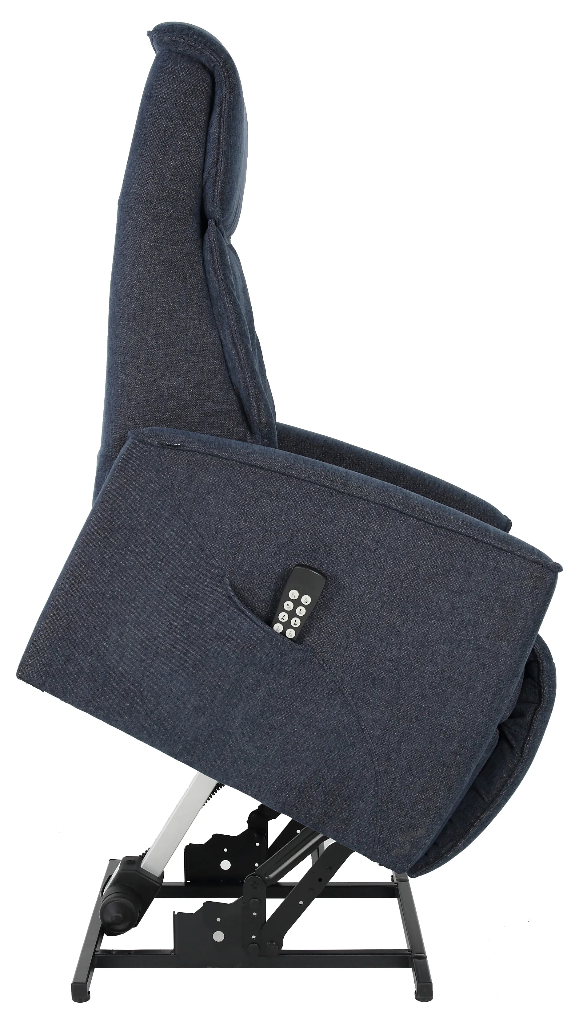 Austin Fabric Power Lift Reclining Chair Indigo (330 lbs.) In stock - fast shipping 2 Austin Fabric Power Lift Reclining Chair Indigo (330 lbs.) In stock - fast shipping