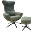 Baloo Swivel Rocking Chair and Ottoman in Forest (In stock - Fast shipping) 5 Baloo Swivel Rocking Chair and Ottoman in Forest (In stock - Fast shipping)