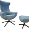 Baloo Swivel Rocking Chair and Ottoman in Sea (In stock - Fast shipping) 5 Baloo Swivel Rocking Chair and Ottoman in Sea (In stock - Fast shipping)