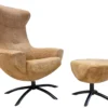 Baloo Swivel Rocking Chair and Ottoman in Gold (In stock - Fast shipping) 5 Baloo Swivel Rocking Chair and Ottoman in Gold (In stock - Fast shipping)