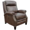 Barrett Leather Power Headrest Power Recliner (Cognac) In stock 20 Barrett Leather Power Headrest Power Recliner (Cognac) In stock