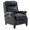 Barrett Leather Power Headrest Power Recliner (Navy Blue) In stock 11 Barrett Leather Power Headrest Power Recliner (Navy Blue) In stock
