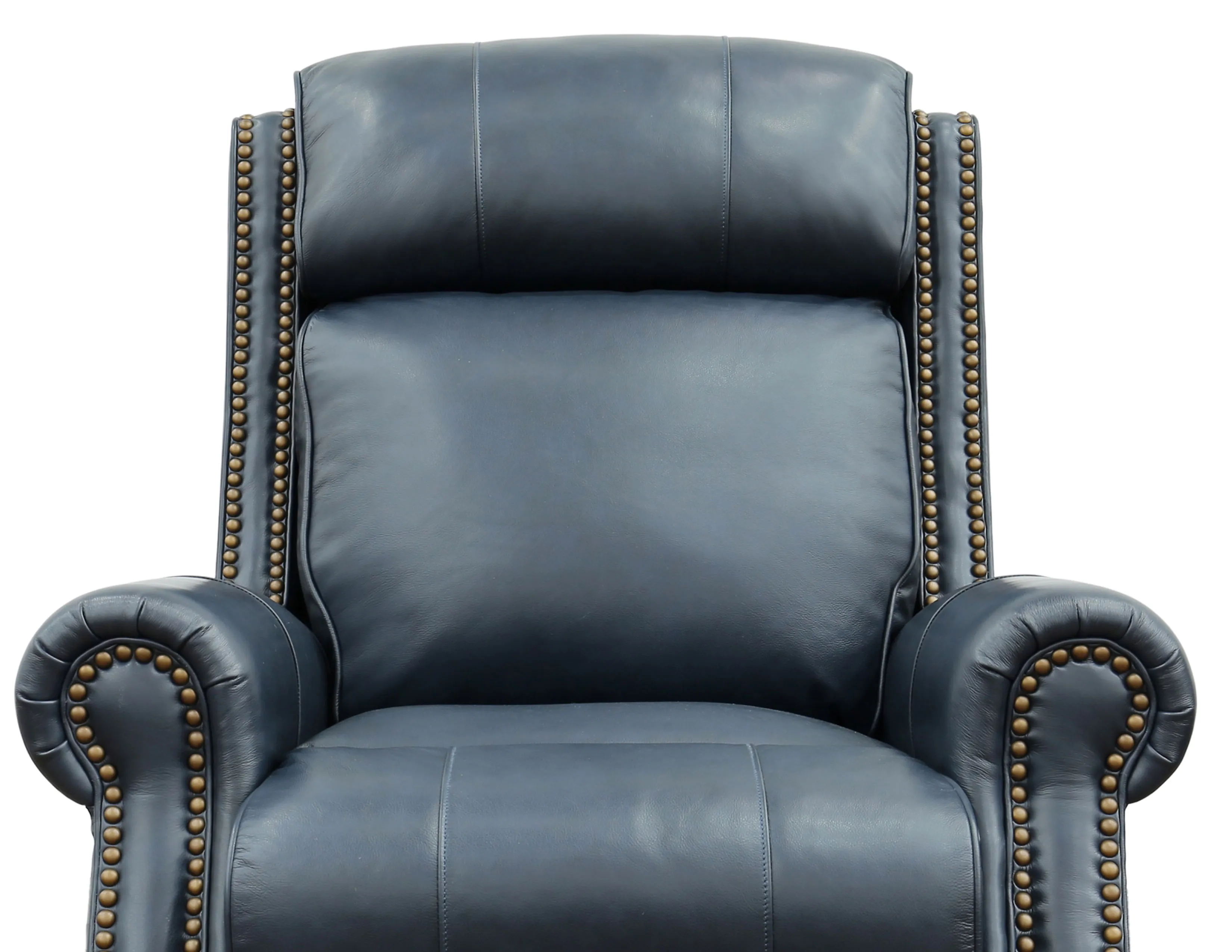 Blair Big & Tall Leather Power Headrest Power Recliner (Blue) In stock 5 Blair Big & Tall Leather Power Headrest Power Recliner (Blue) In stock