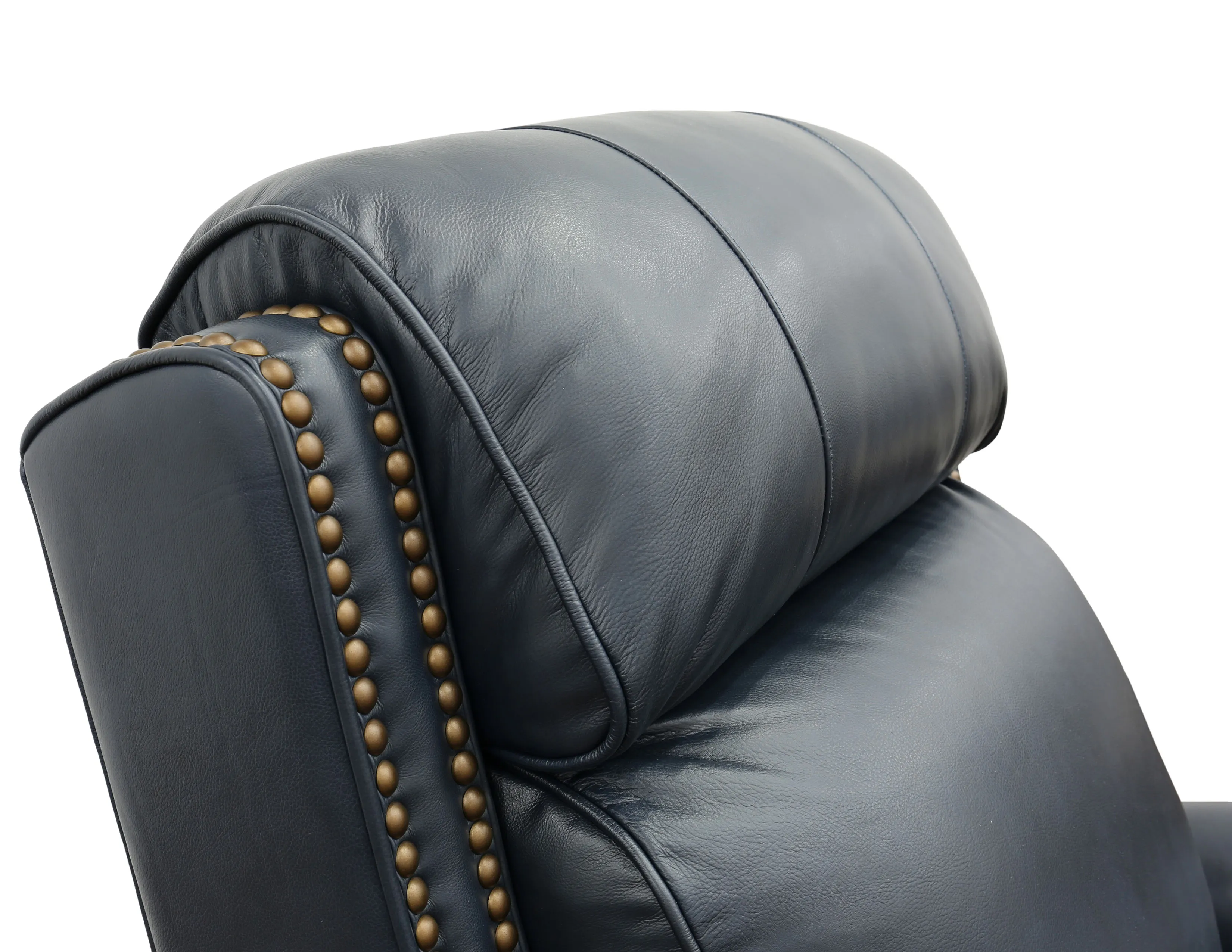 Blair Big & Tall Leather Power Headrest Power Recliner (Blue) In stock 9 Blair Big & Tall Leather Power Headrest Power Recliner (Blue) In stock