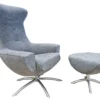 Baloo Swivel Rocking Chair and Ottoman in Stone (In stock - Fast shipping) 4 Baloo Swivel Rocking Chair and Ottoman in Stone (In stock - Fast shipping)