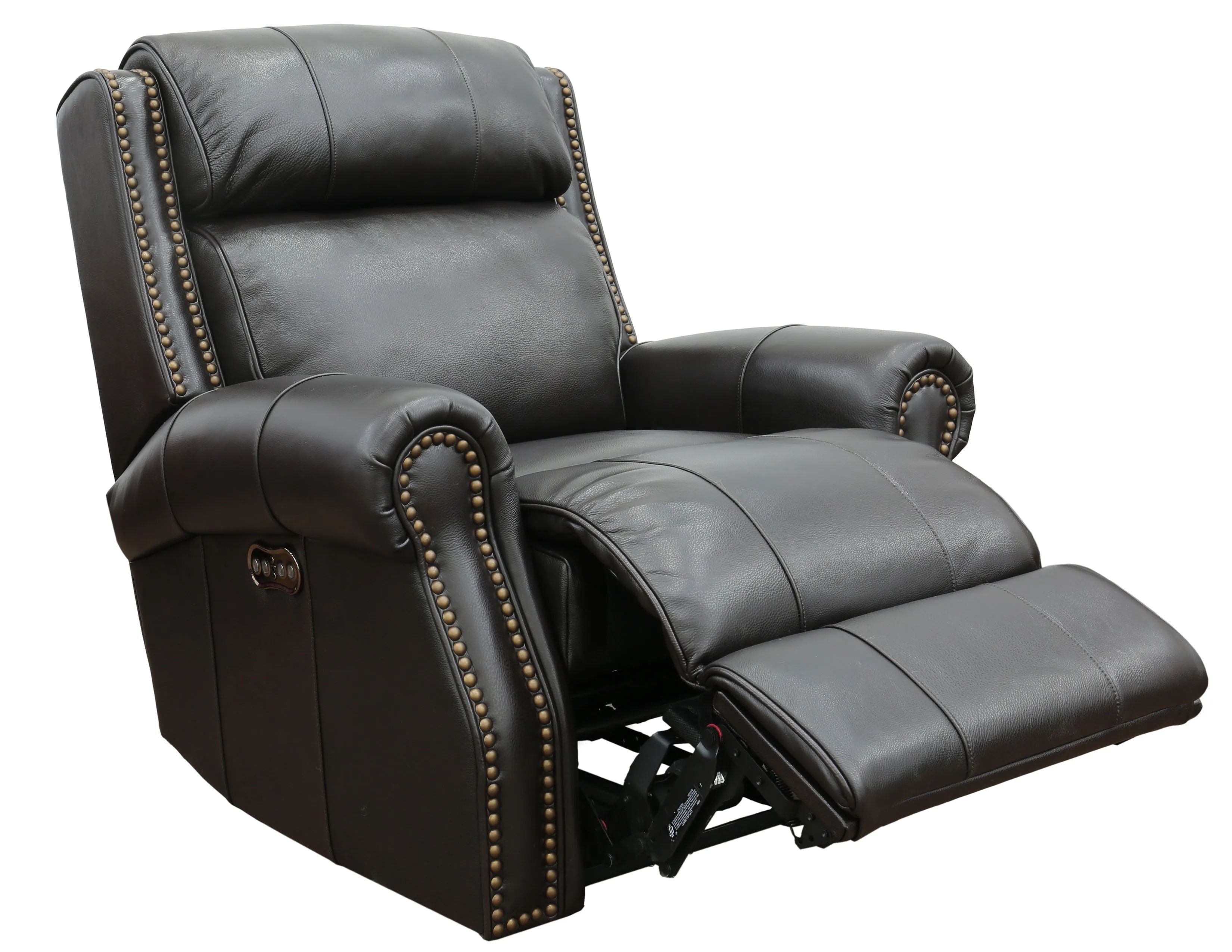 Blair Big & Tall Leather Power Headrest Power Recliner (Walnut) In stock 2 Blair Big & Tall Leather Power Headrest Power Recliner (Walnut) In stock