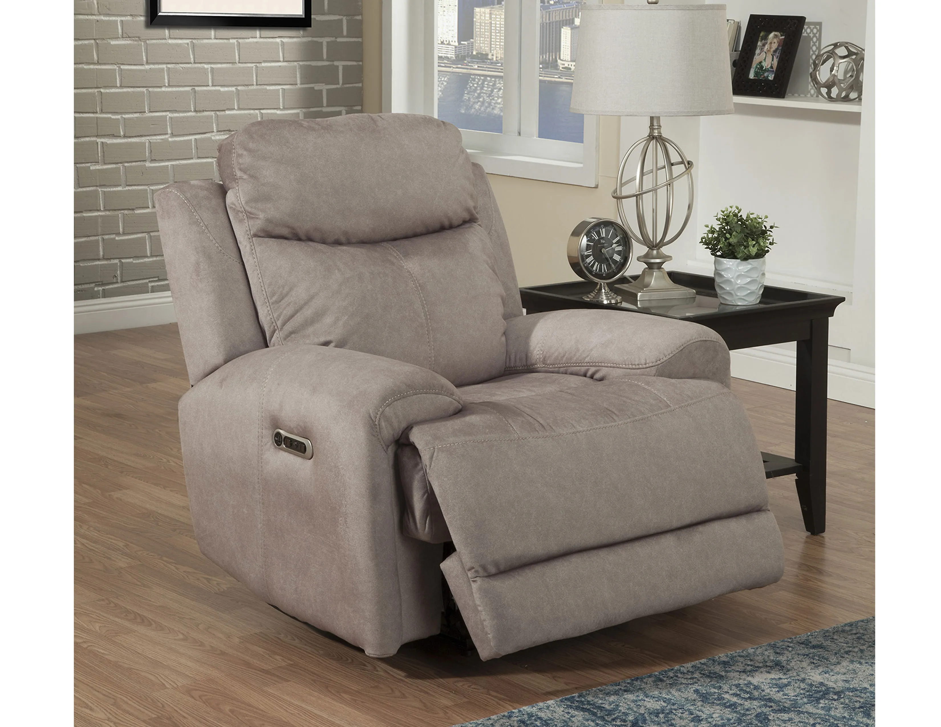 Bowie Power Headrest Power Recliner in Doe (in stock) 2 Bowie Power Headrest Power Recliner in Doe (in stock)
