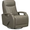 Braxton Swivel Glider Leather Recliner (Smokey Gray) In stock 29 Braxton Swivel Glider Leather Recliner (Smokey Gray) In stock