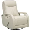 Braxton Swivel Glider Leather Recliner (Troy Cream) In stock 28 Braxton Swivel Glider Leather Recliner (Troy Cream) In stock