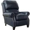 Churchill Leather Recliner (Blue) In stock