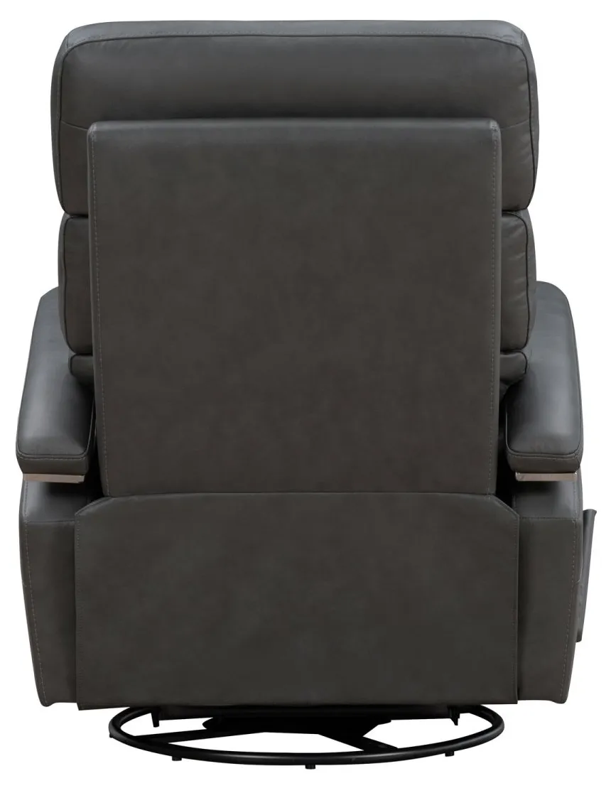 Contempo Leather Swivel Glider Recliner (Cream) In stock 10 Contempo Leather Swivel Glider Recliner (Cream) In stock