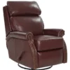 Crews Swivel Glider Recliner (Cabernet) In stock