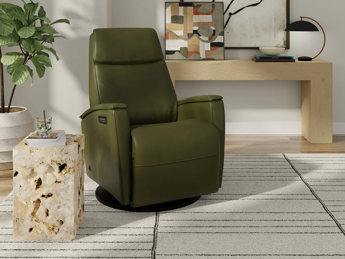 Crown Triple Power Swivel Glider Relaxer Recliner (IN STOCK) olive 4 Crown Triple Power Swivel Glider Relaxer Recliner (IN STOCK) olive