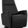 Crown Triple Power Swivel Glider Relaxer Recliner (IN STOCK) black