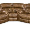 Denver Three Piece Reclining Sectional Brown (In stock) 20 Denver Three Piece Reclining Sectional Brown (In stock)