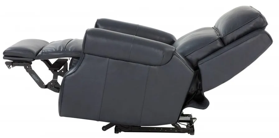 Durham Power Recliner w/Power Head Rest & Power Lumbar (Blue) In stock 20 Durham Power Recliner w/Power Head Rest & Power Lumbar (Blue) In stock