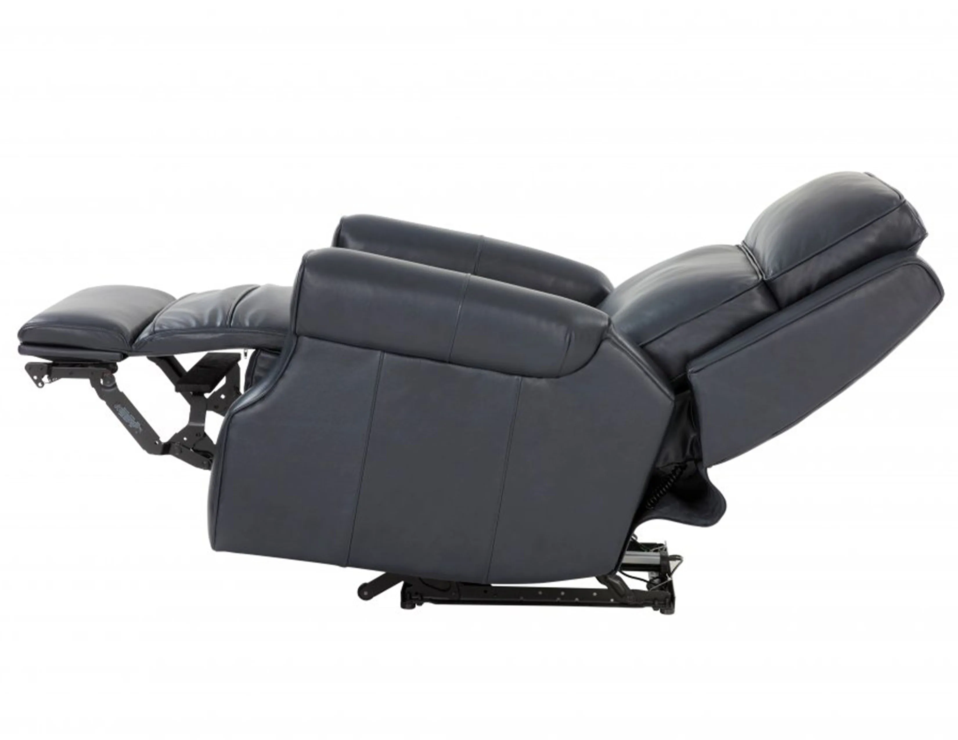 Durham Power Recliner w/Power Head Rest & Power Lumbar (Blue) In stock 3 Durham Power Recliner w/Power Head Rest & Power Lumbar (Blue) In stock