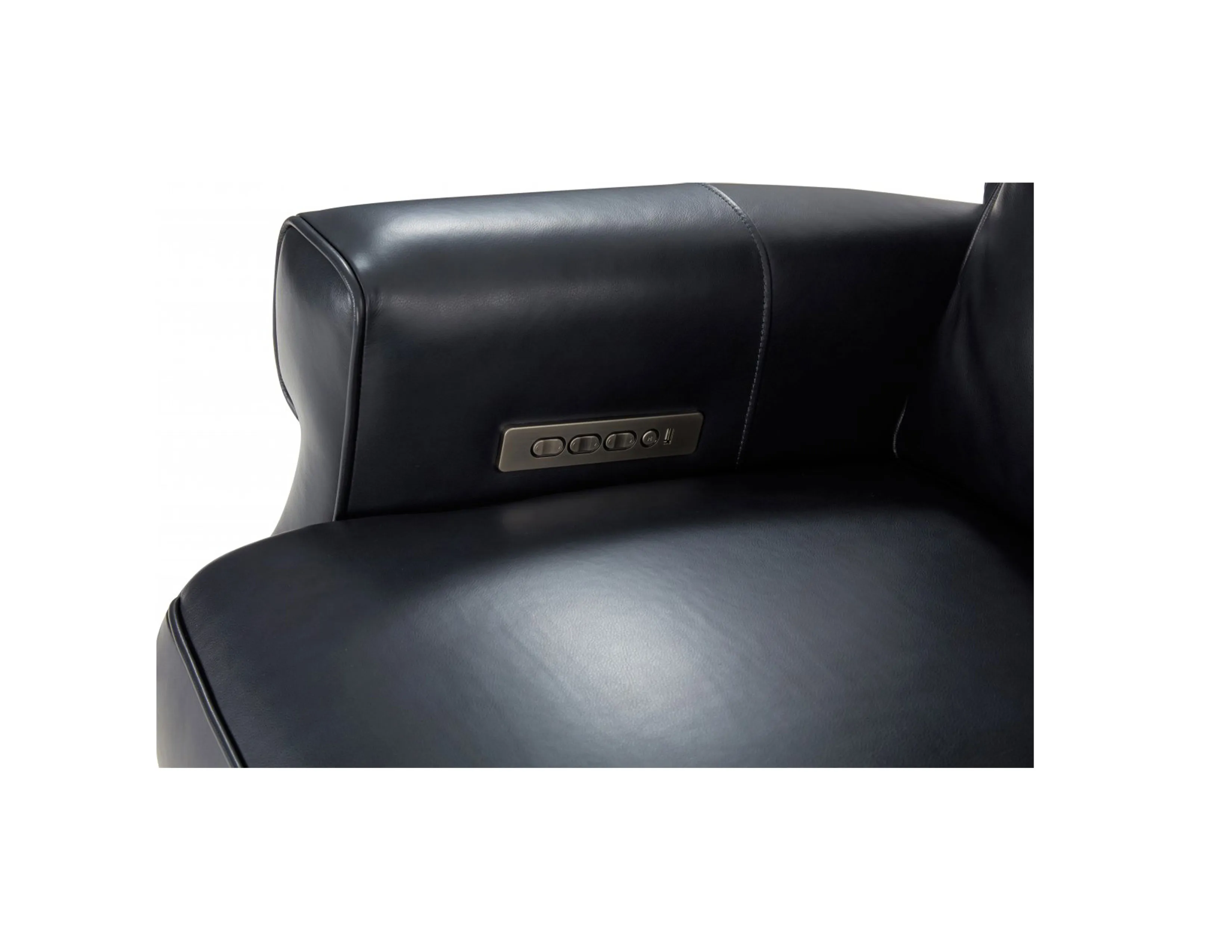 Durham Power Recliner w/Power Head Rest & Power Lumbar (Blue) In stock 9 Durham Power Recliner w/Power Head Rest & Power Lumbar (Blue) In stock