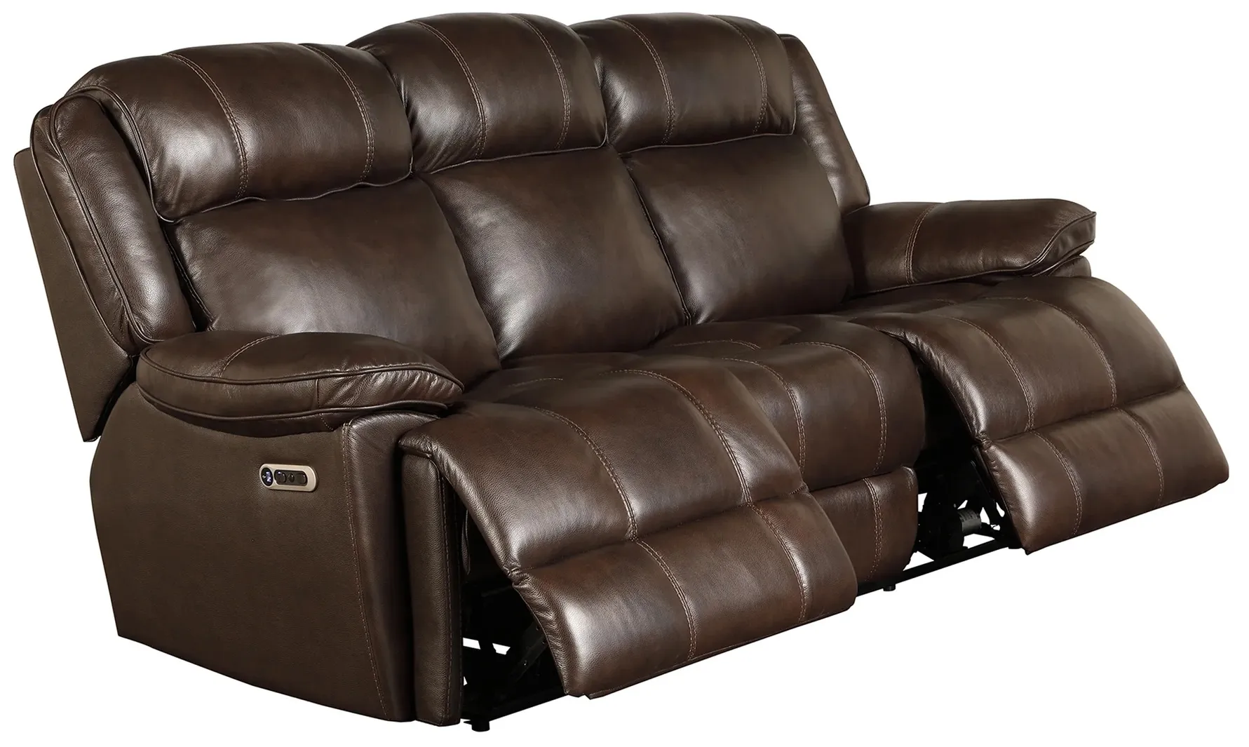 Eclipse Leather Power Headrest Power Recliner Brown (In stock - Fast shipping) 7 Eclipse Leather Power Headrest Power Recliner Brown (In stock - Fast shipping)