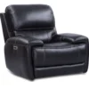 Empire Leather Power Headrest Power Recliner Blackberry (In stock - Fast shipping)